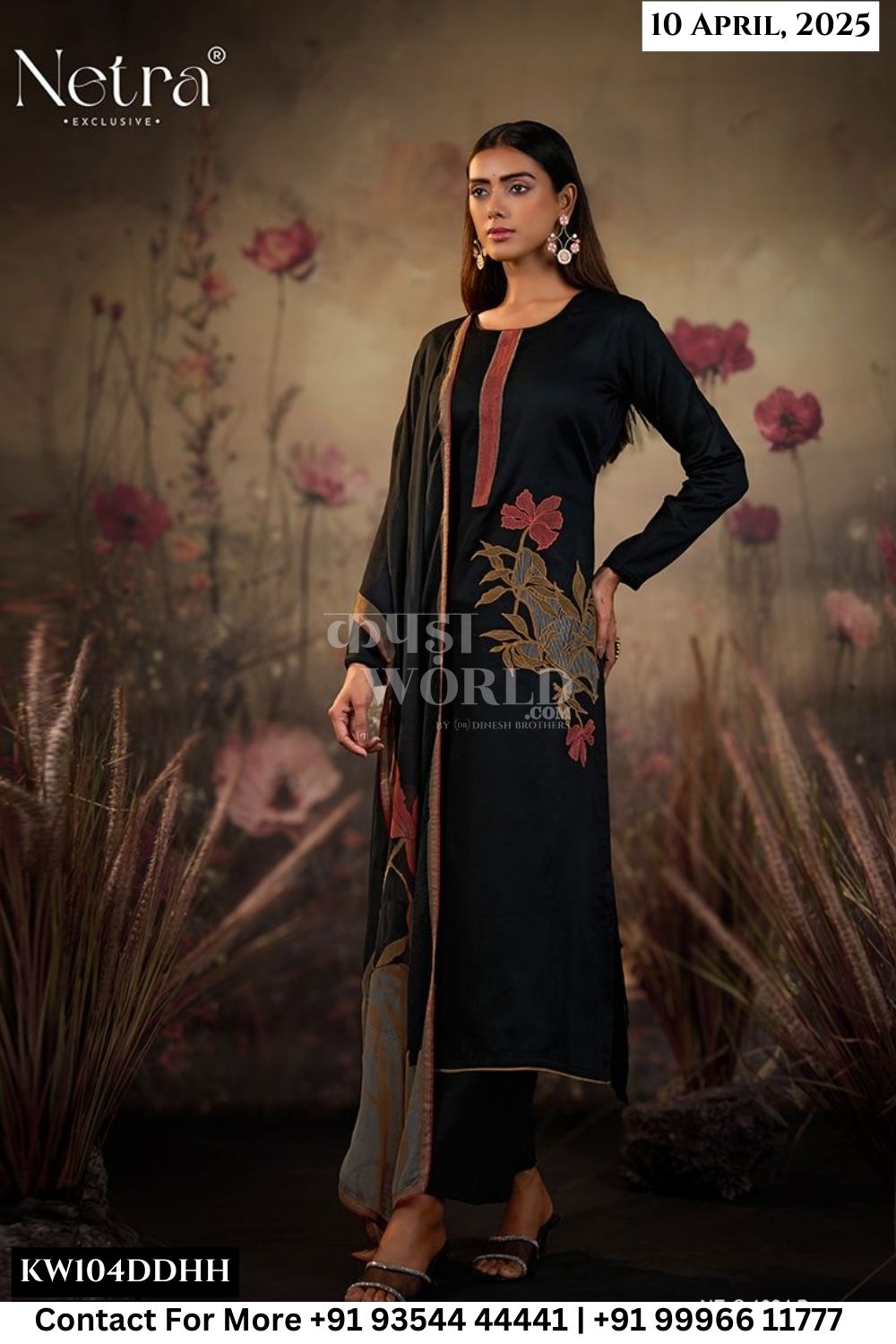Netra Catalogue - BARISH: PREMIUM COTTON SILK SOLID WITH EMBROIDERY