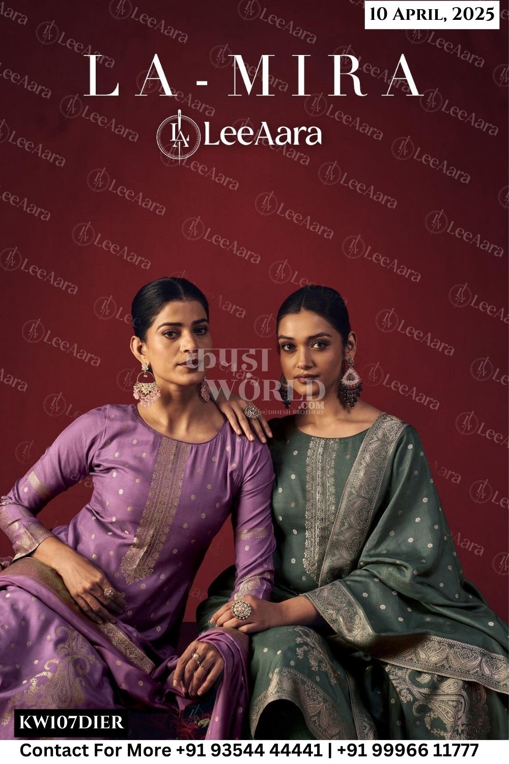 Lee Aara Catalogue - LA-MIRA: PRIMIUM MUSLIN THRED WEAVING