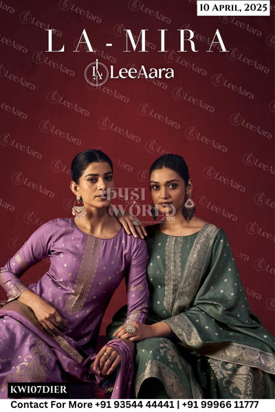 Lee Aara Catalogue - LA-MIRA: PRIMIUM MUSLIN THRED WEAVING