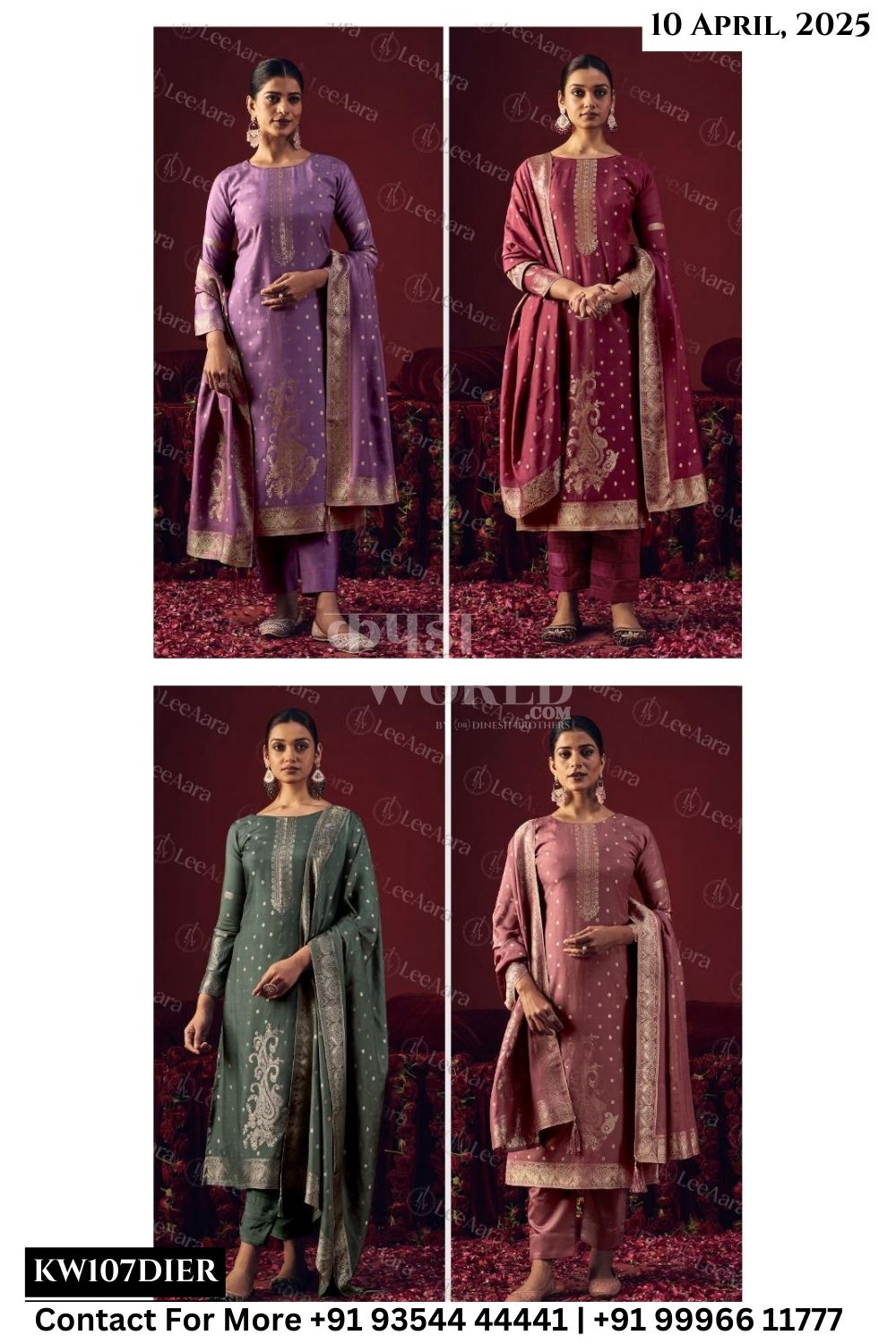 Lee Aara Catalogue - LA-MIRA: PRIMIUM MUSLIN THRED WEAVING