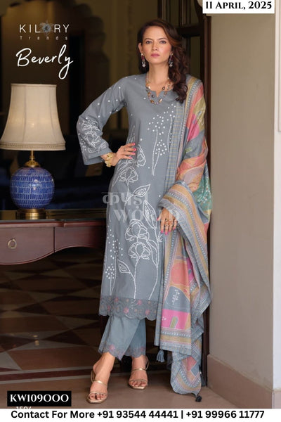 Kilory Catalogue - Beverly: Designer print Cotton Salwa Kameez catalog Wholesaler