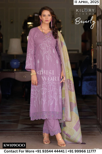 Kilory Catalogue - Beverly: Designer print Cotton Salwa Kameez catalog Wholesaler