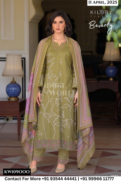 Kilory Catalogue - Beverly: Designer print Cotton Salwa Kameez catalog Wholesaler