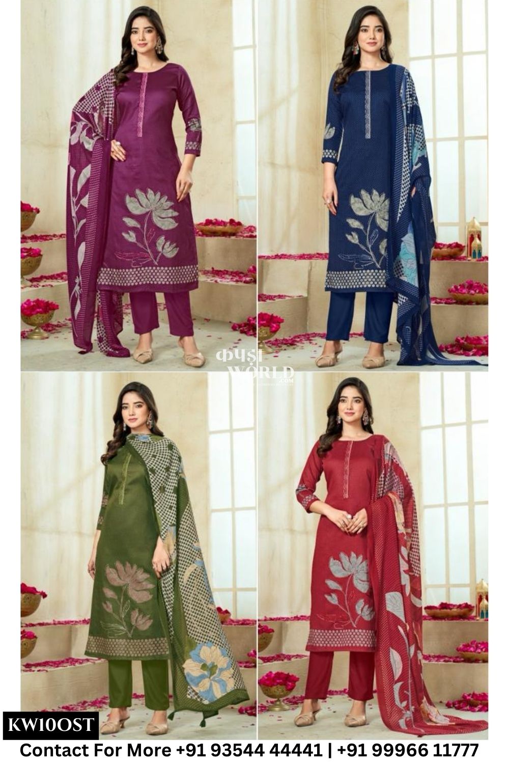 Karachi Catalogue - Mishika: Digital Printed Fancy Satin Suit Suppliers