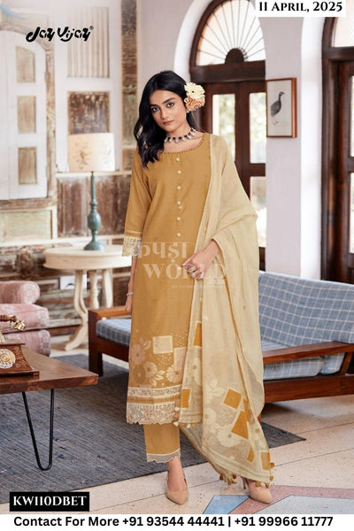 Jay VIjay Catalogue - Chulbul: Fancy South Cotton Suit Catalog Supplier