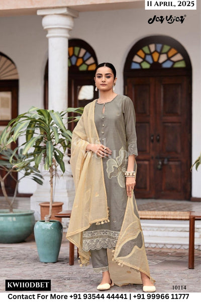 Jay VIjay Catalogue - Chulbul: Fancy South Cotton Suit Catalog Supplier