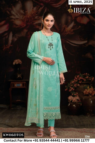 Ibiza Catalogue - Anika: Pure Linen Khadi Pattern Ladies Suit Catalog Wholesale