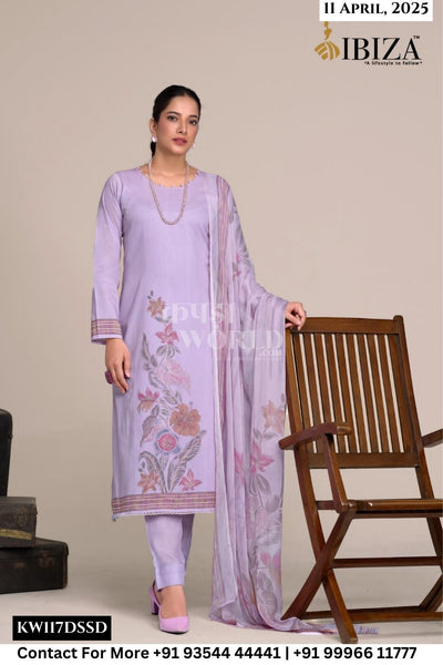 Ibiza Catalogue - Aroos: Pure Lawn Cotton Fancy Ladies Suit Exporters