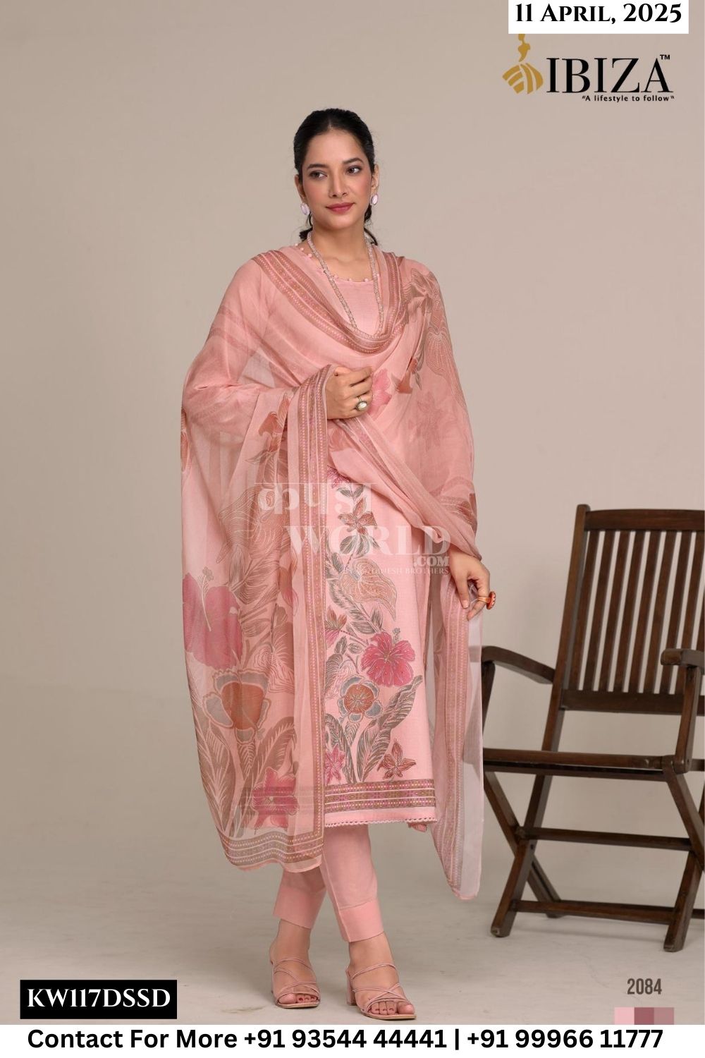 Ibiza Catalogue - Aroos: Pure Lawn Cotton Fancy Ladies Suit Exporters