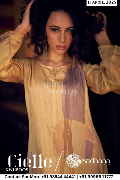 Sadhana Catalogue - Cielle: Digital Stylish Cotton Suit Catalog Dealers