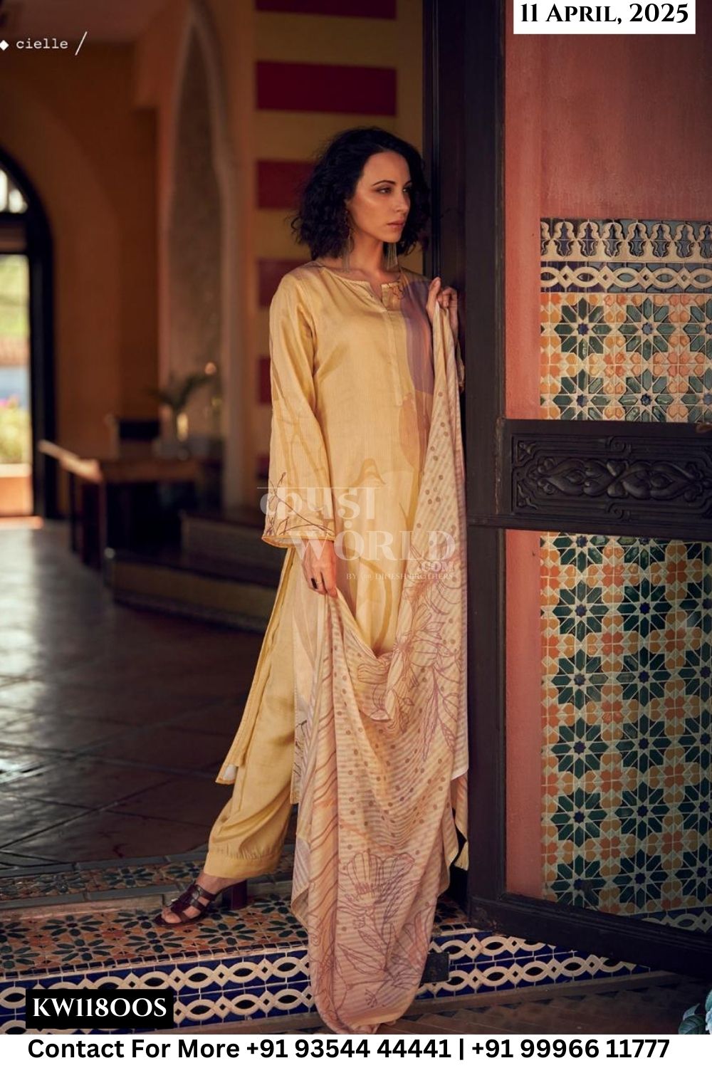 Sadhana Catalogue - Cielle: Digital Stylish Cotton Suit Catalog Dealers