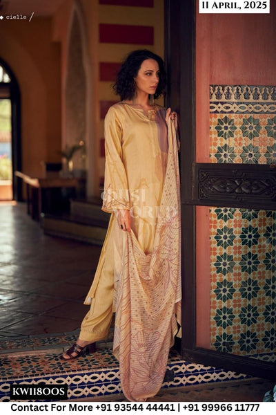 Sadhana Catalogue - Cielle: Digital Stylish Cotton Suit Catalog Dealers