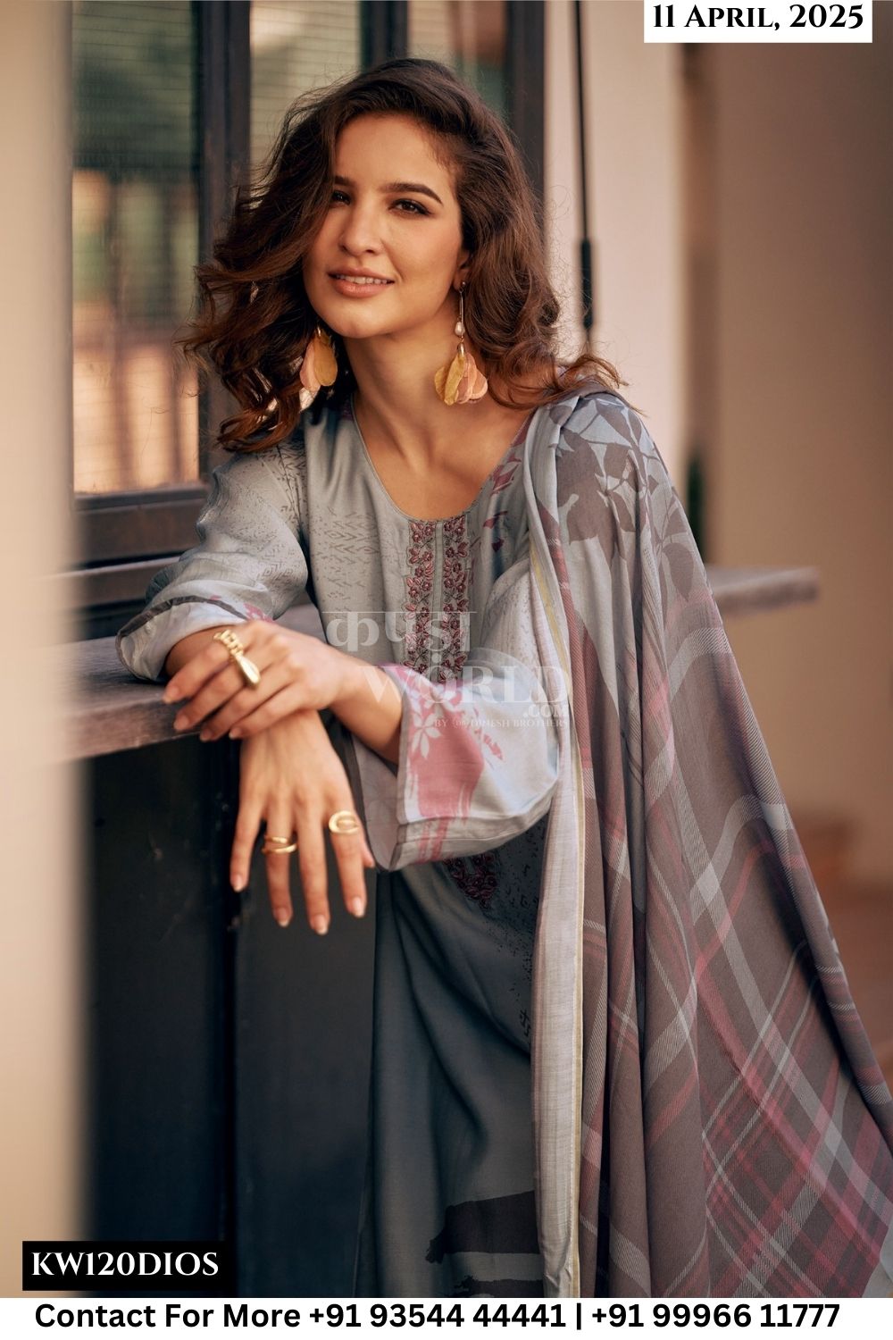 Sadhana Catalogue - Freya: Pure Muslin Silk Fancy Suit Catalog Exporter