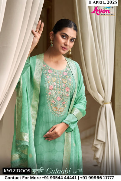 Avon Trendz Catalogue - Gulaabi: Designer Organza Suit Latest Catalog Supplier