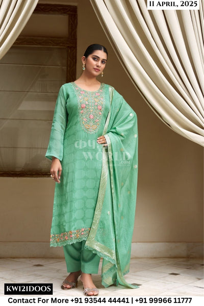 Avon Trendz Catalogue - Gulaabi: Designer Organza Suit Latest Catalog Supplier