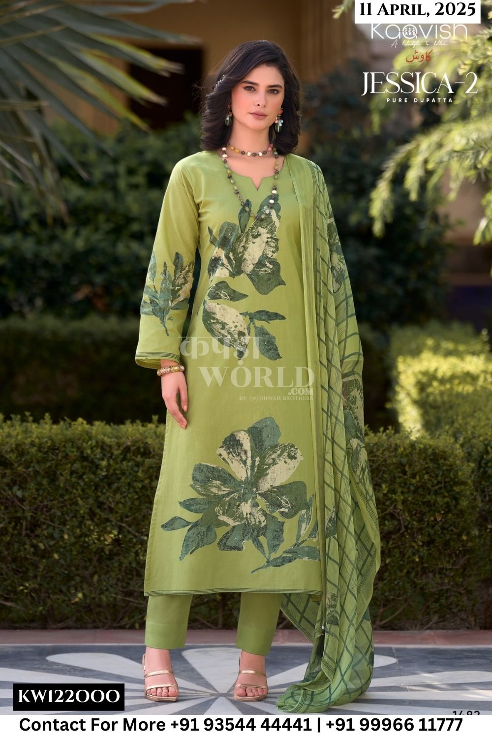 Kaavish Catalogue - Jessica Vol 2: Cotton Salwar Suit Summer Catalog at Best Rate