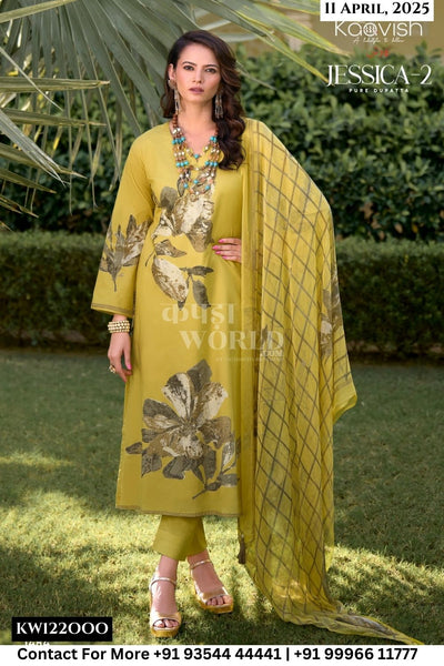 Kaavish Catalogue - Jessica Vol 2: Cotton Salwar Suit Summer Catalog at Best Rate