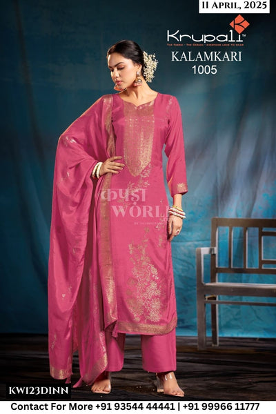 Krupali Catalogue - KALAMKARI: PURE MUSLIN JEQ