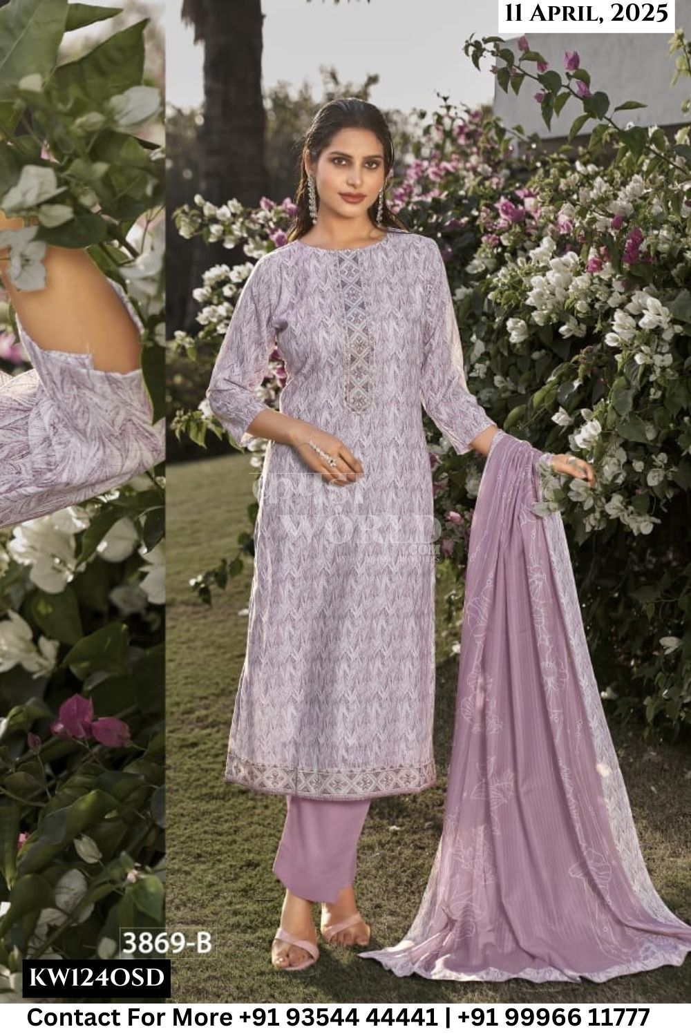 Rivaa Catalogue - Leena Vol 4 : Digital Printed Linen Suit Summer Wear Catalogs