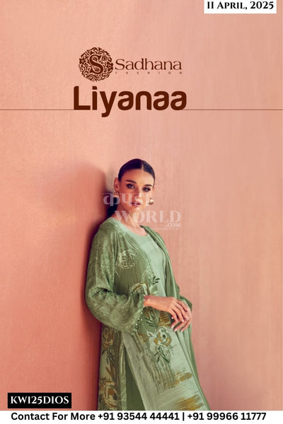 Sadhana Catalogue - Liyanaa: Digital Print Muslin Silk Suit Catalog Suppliers