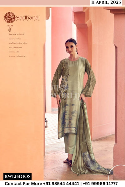 Sadhana Catalogue - Liyanaa: Digital Print Muslin Silk Suit Catalog Suppliers