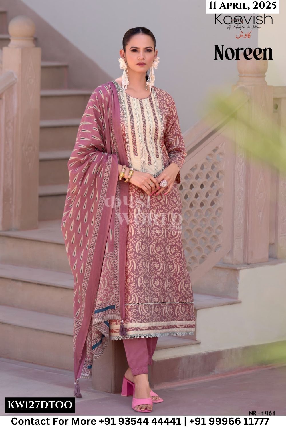 Kaavish Catalogue - Noreen: Stylish Summer Wear Cotton Suit Latest Catalog at best Price