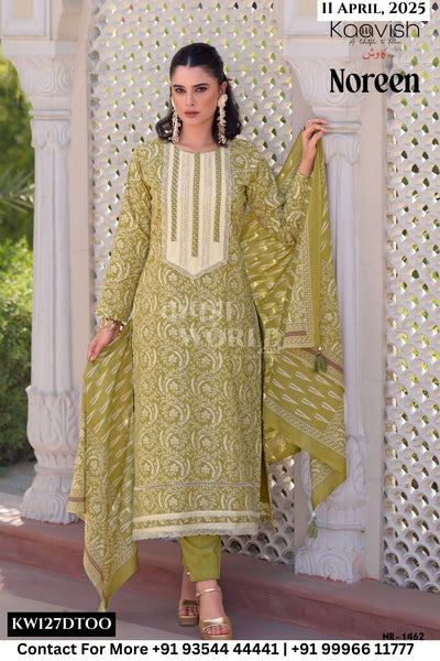 Kaavish Catalogue - Noreen: Stylish Summer Wear Cotton Suit Latest Catalog at best Price