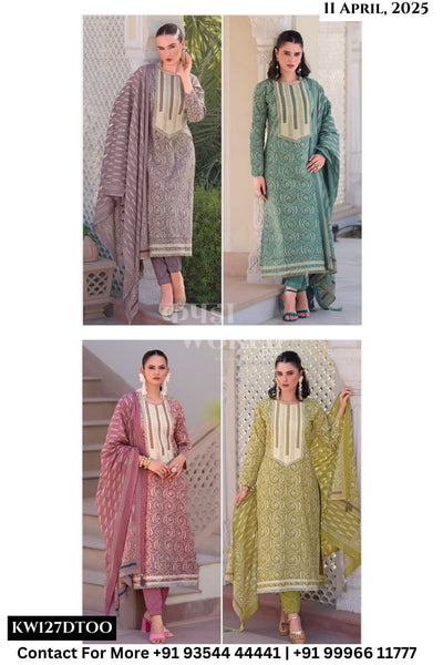 Kaavish Catalogue - Noreen: Stylish Summer Wear Cotton Suit Latest Catalog at best Price