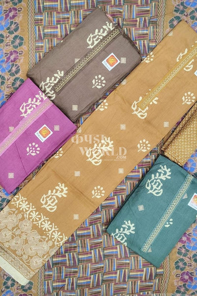 Ahmedabad Unstitched Cambric Suit with Chiffon Dupatta (Set of 4)127No