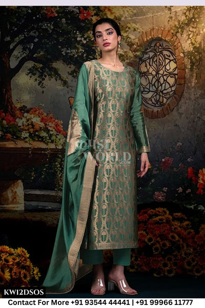 Netra Catalogue - Ayaka: Designer Exclusive Party Wear Woven Silk Suit New Catalog Supplier