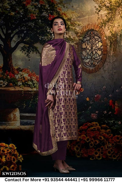 Netra Catalogue - Ayaka: Designer Exclusive Party Wear Woven Silk Suit New Catalog Supplier