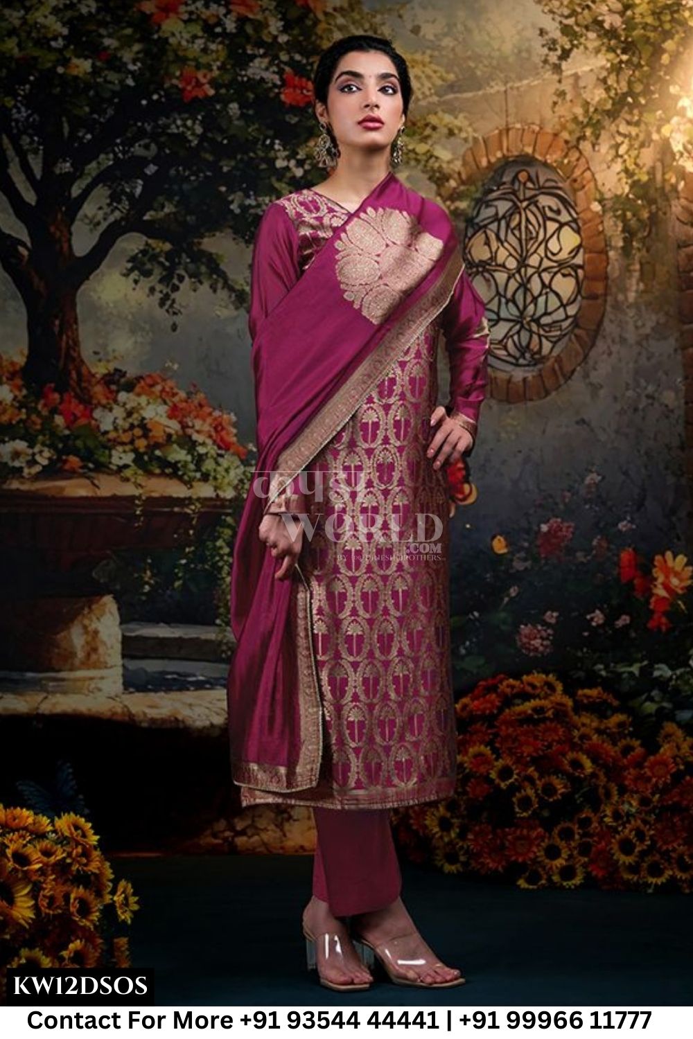 Netra Catalogue - Ayaka: Designer Exclusive Party Wear Woven Silk Suit New Catalog Supplier