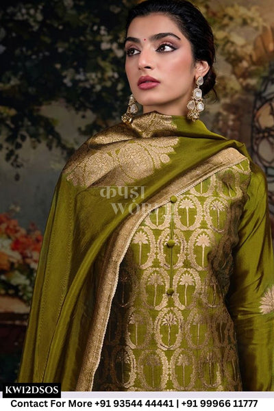 Netra Catalogue - Ayaka: Designer Exclusive Party Wear Woven Silk Suit New Catalog Supplier
