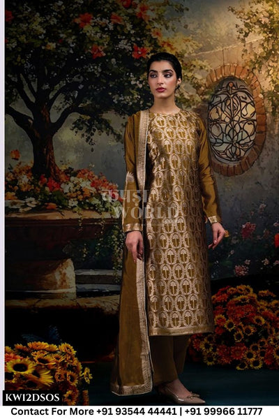 Netra Catalogue - Ayaka: Designer Exclusive Party Wear Woven Silk Suit New Catalog Supplier