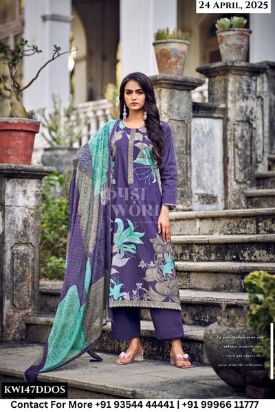 PRM Trends Catalogue - Brisca: Designer print Cotton Suit Catalog Wholesale