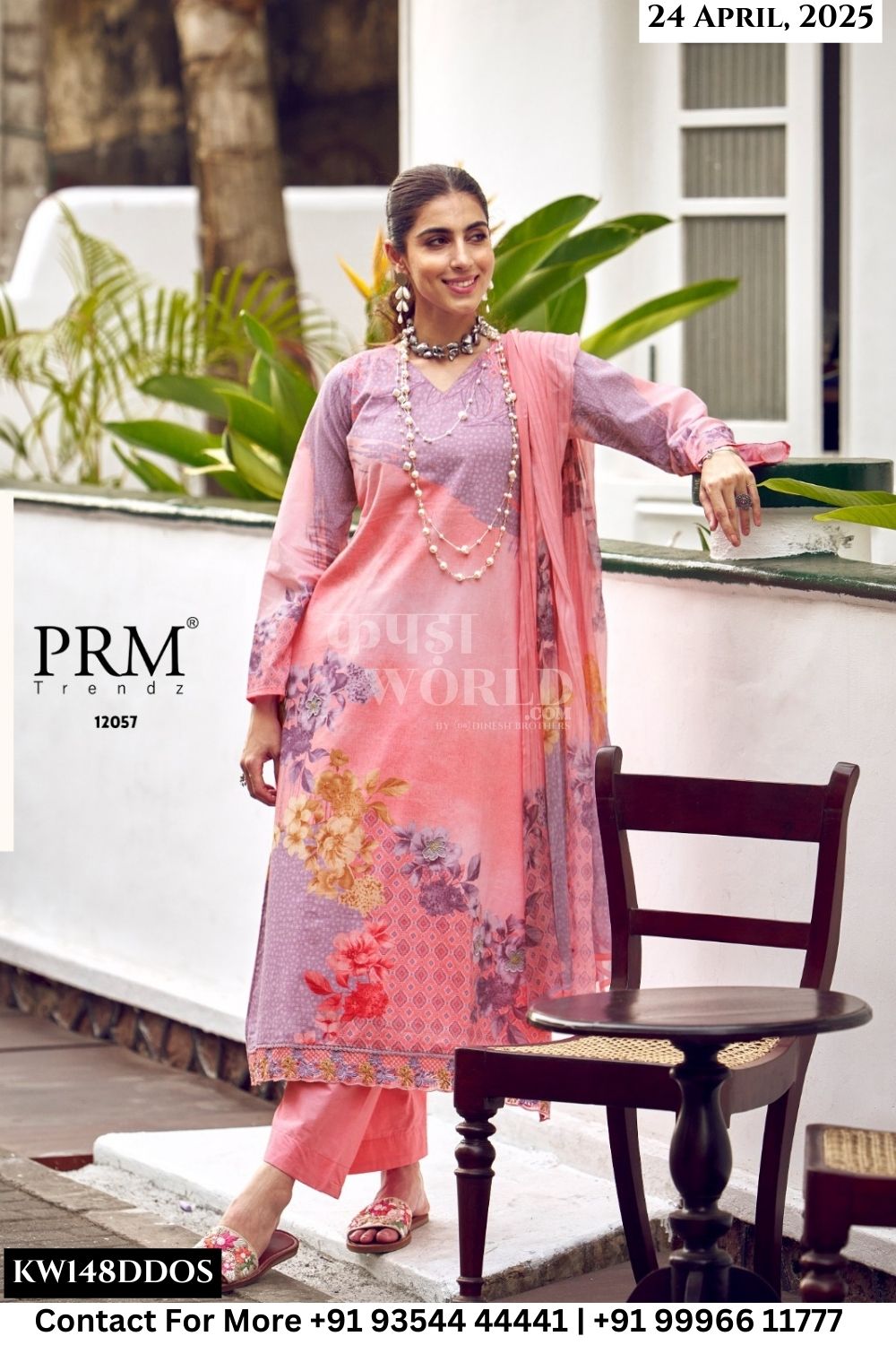 PRM trends Catalogue - Funflora: Designer Stylish Cotton Suit Catalog Dealer