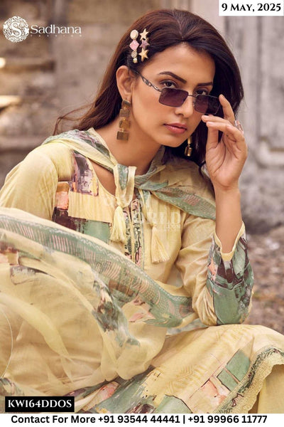 Sadhana Catalogue - Arnisa: Exclusive Print Salwar Suit Catalog Wholesaler