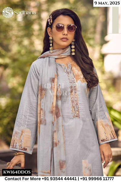 Sadhana Catalogue - Arnisa: Exclusive Print Salwar Suit Catalog Wholesaler