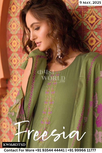 Rang Fashion Catalogue - Freesia: Digital Printed Swiss Lawn Suit Summer Collection