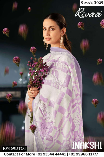 Rivaa Catalogue - Inakshi: Fancy Cotton Salwar Kameez Catalog Exporters