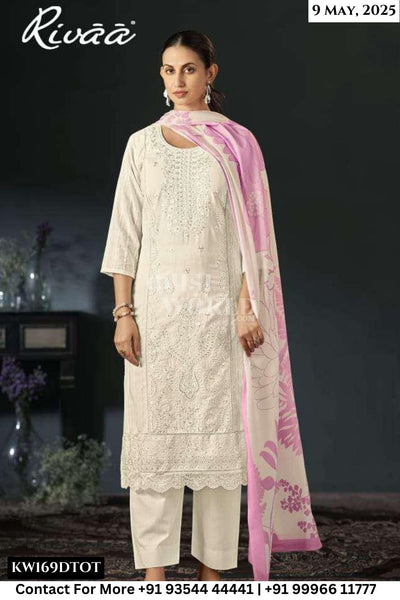 Rivaa Catalogue - Inakshi: Fancy Cotton Salwar Kameez Catalog Exporters