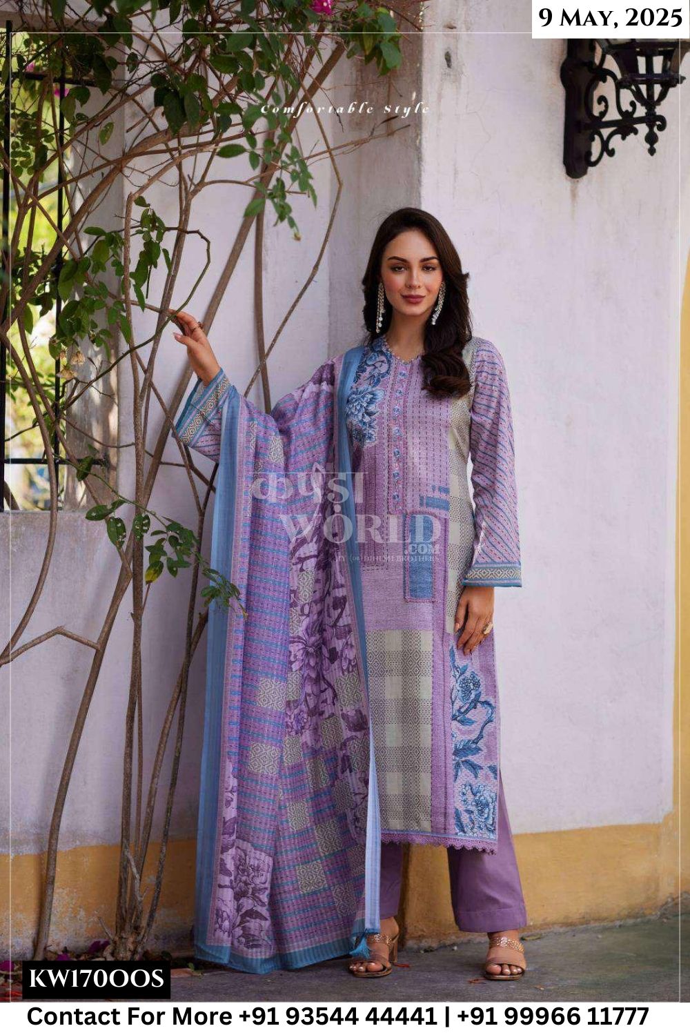 Sadhana Catalogue - Izel: Fancy Work Cotton Ladies Dress Catalog Dealers