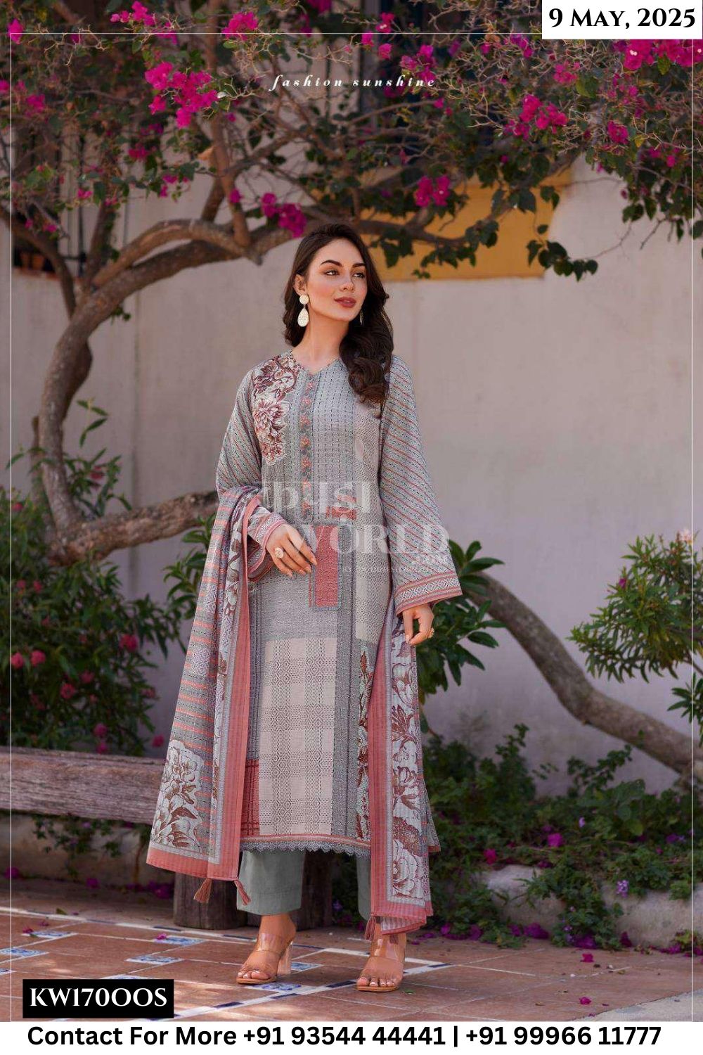 Sadhana Catalogue - Izel: Fancy Work Cotton Ladies Dress Catalog Dealers