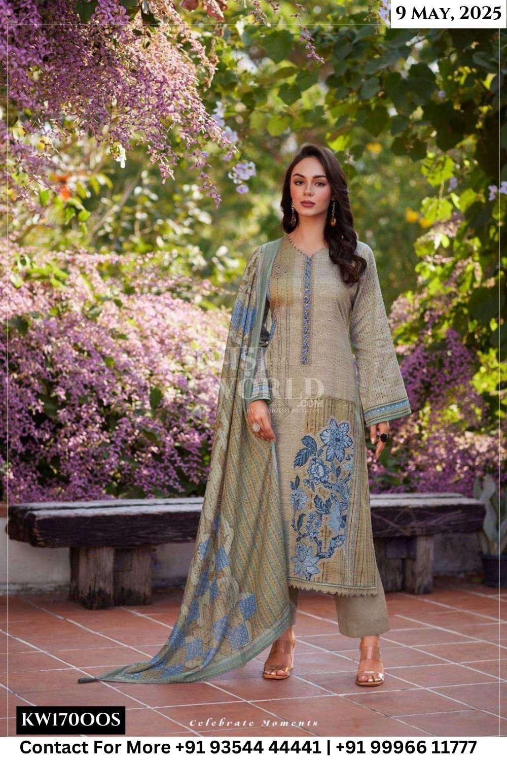 Sadhana Catalogue - Izel: Fancy Work Cotton Ladies Dress Catalog Dealers