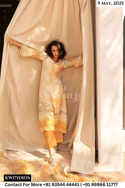 Sadhana Catalogue - Mariam: Fancy Work Muslin Silk Suit Dealers