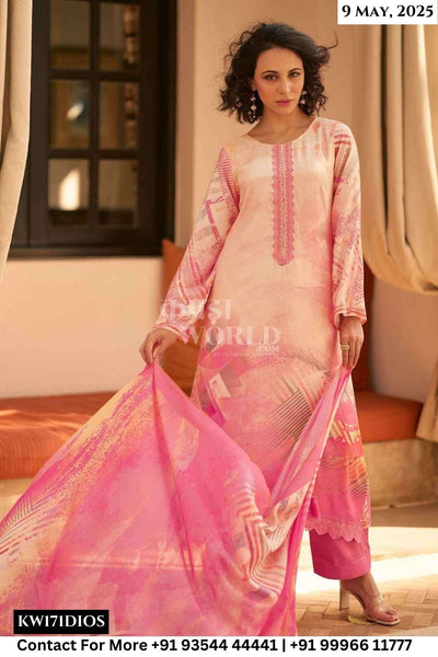 Sadhana Catalogue - Mariam: Fancy Work Muslin Silk Suit Dealers