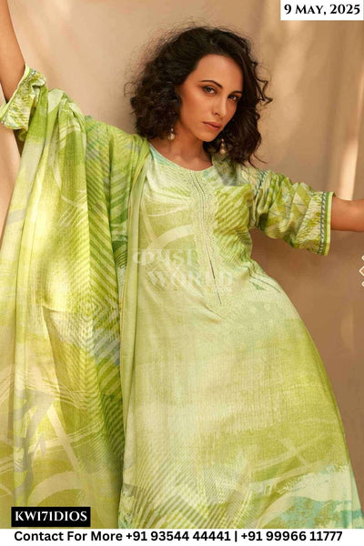 Sadhana Catalogue - Mariam: Fancy Work Muslin Silk Suit Dealers