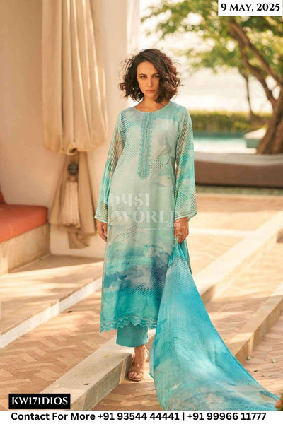 Sadhana Catalogue - Mariam: Fancy Work Muslin Silk Suit Dealers