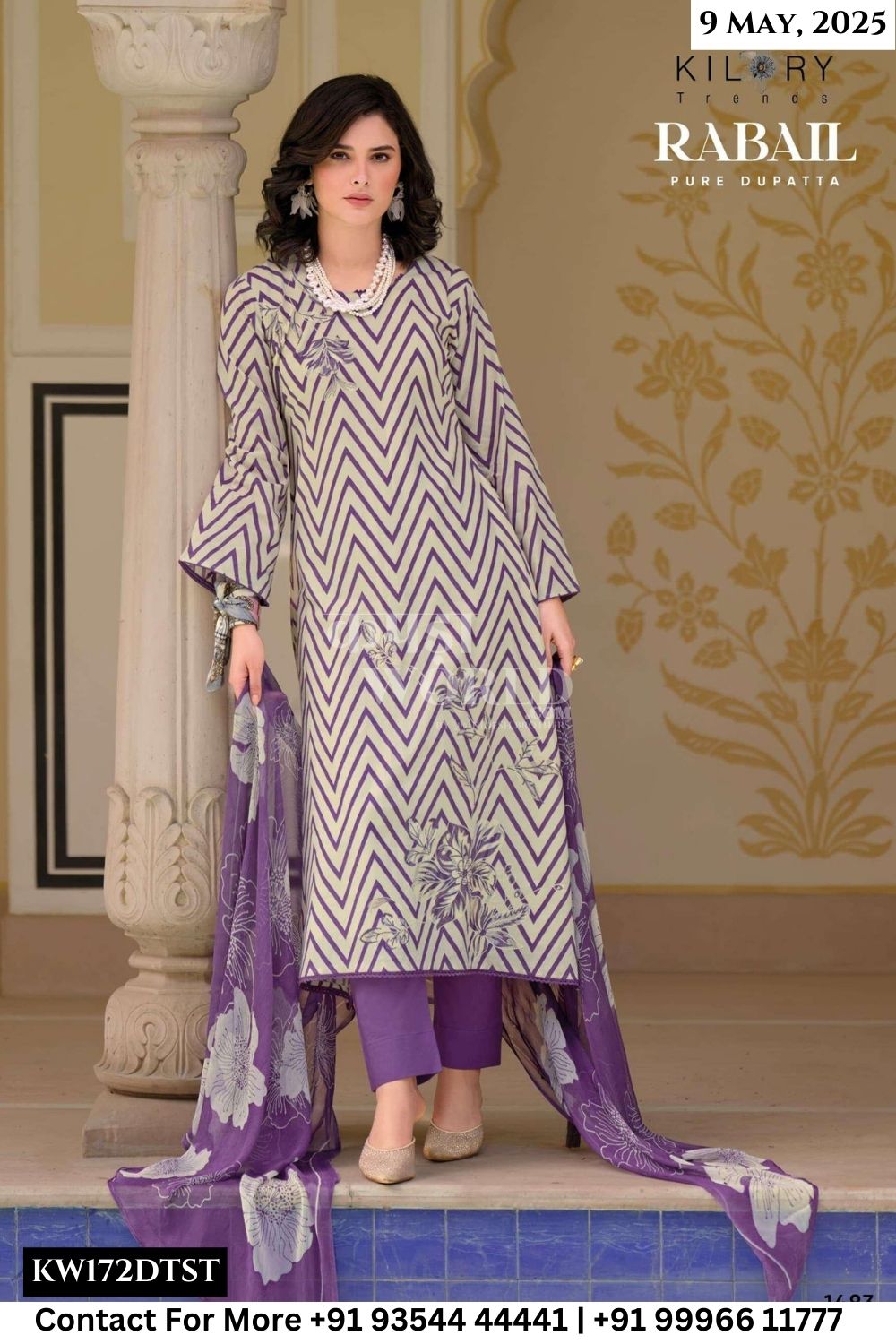 Kilory Catalogue - Rabail:  Summer Wear Lawn Cotton Dress Catalog Dealers