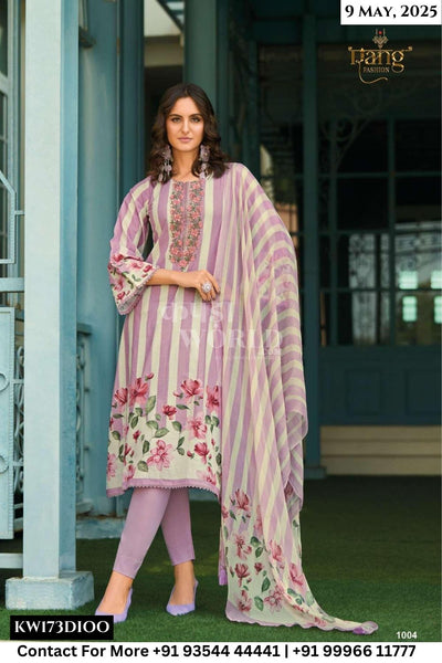 Rang Fashion Catalogue - Rahi: Fancy Cotton Salwar Kameez Catalog Wholesale Price
